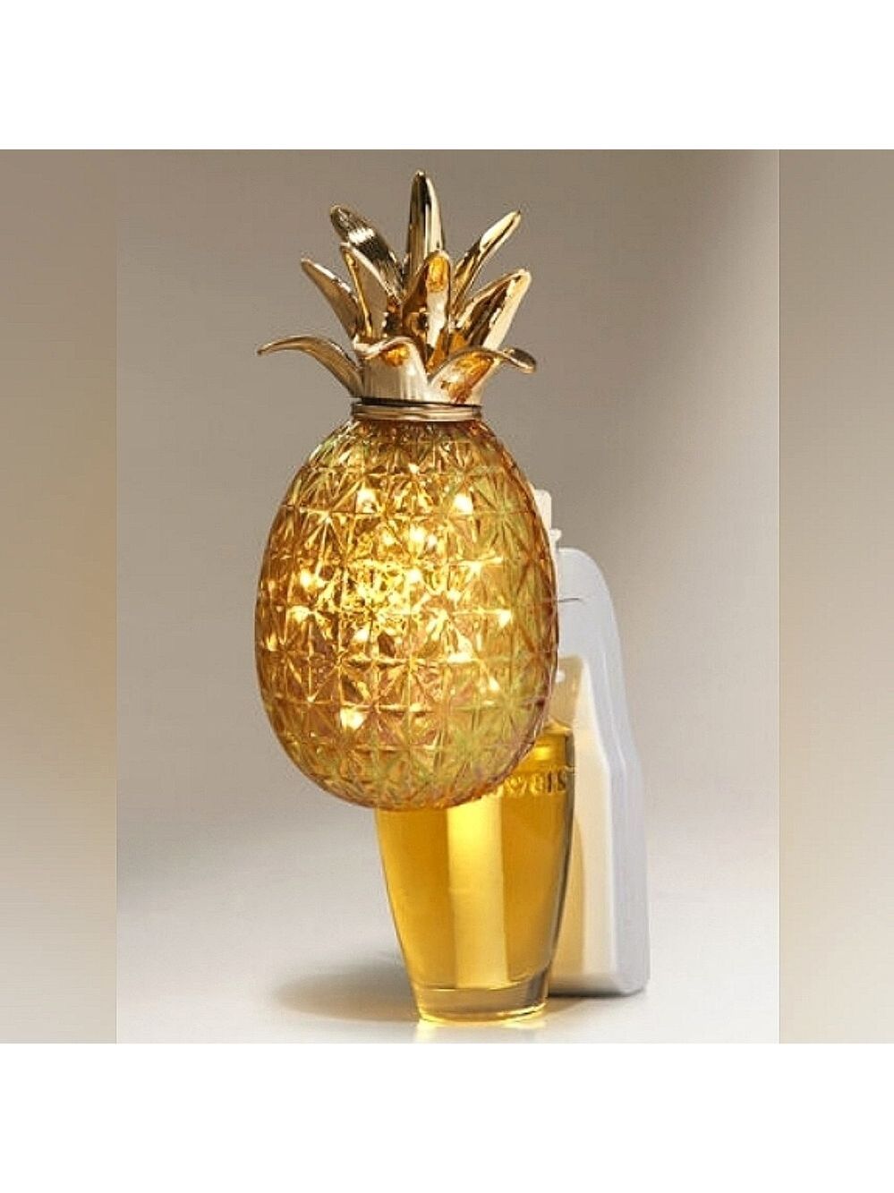 PINEAPPLE WALLFLOWERS FRAGRANCE PLUG FIBER OPTIC NIGHTLIGHT by Bath & Body Works